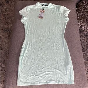 Mint mini dress